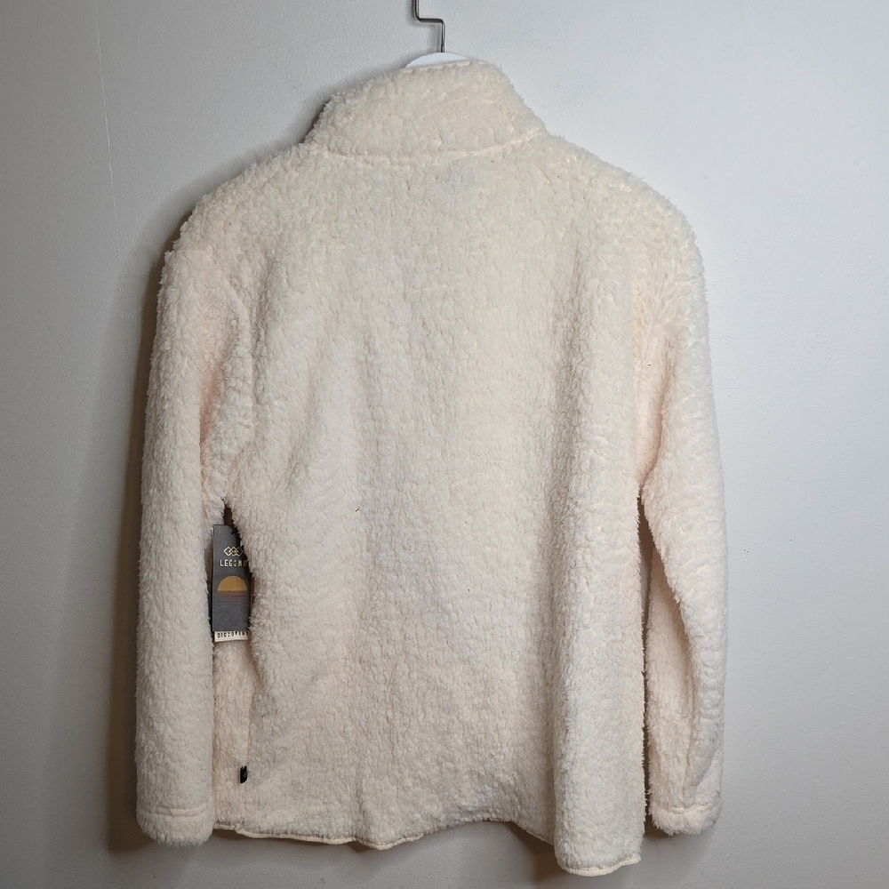 New With Tags!!! Legend Discovery Cream Teddy Jacket Sz Medium - Picture 9 of 9